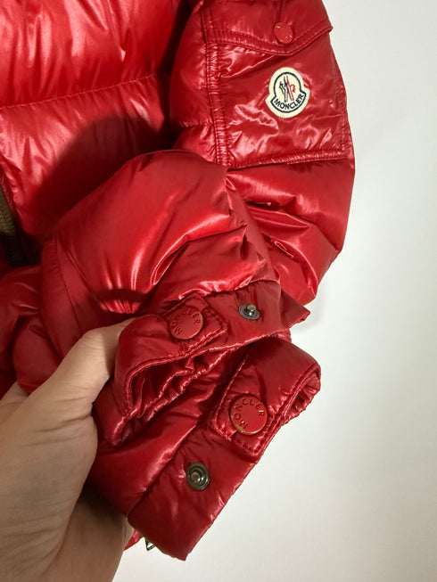 Moncler Zin Jacket Size 2 Red