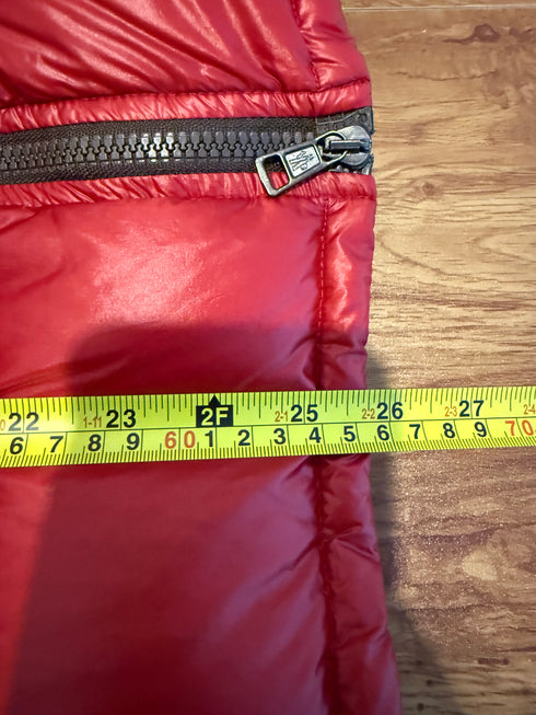 Moncler Zin Jacket Size 2 Red