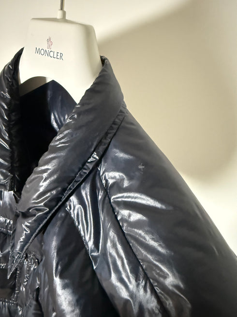 Moncler Gregoire Jacket Size 6 Navy Blue