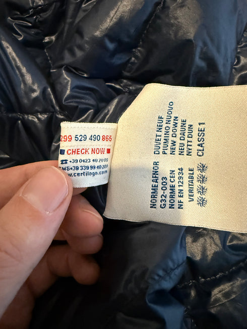Moncler Gregoire Jacket Size 6 Navy Blue