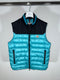 Moncler Ortac Gilet Size 3 Turquoise Blue