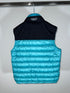 Moncler Ortac Gilet Size 3 Turquoise Blue