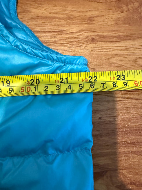 Moncler Ortac Gilet Size 3 Turquoise Blue