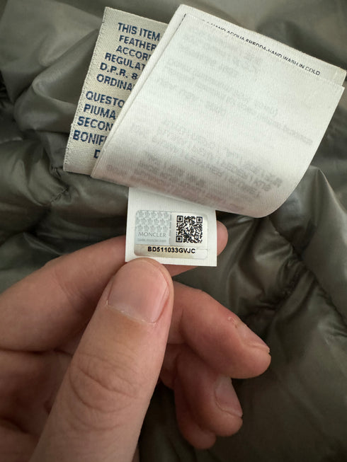 Moncler Daniel Jacket size 5 light grey