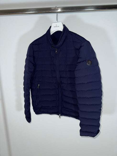 Moncler Acorus Jacket Size 3 Matte Navy Blue