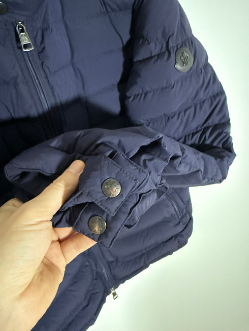 Moncler Acorus Jacket Size 3 Matte Navy Blue