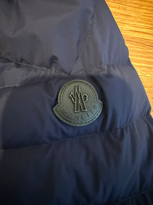 Moncler Acorus Jacket Size 3 Matte Navy Blue