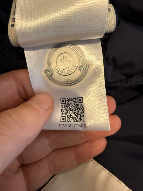 Moncler Acorus Jacket Size 3 Matte Navy Blue