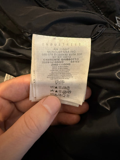 Moncler Charente Jacket Size 3 Black