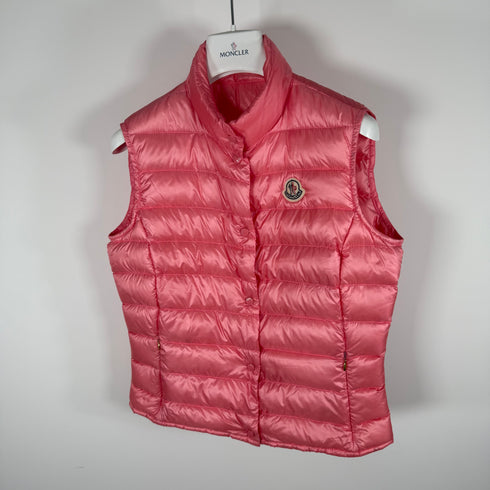Moncler Liane Women’s Gilet - Size 1 (XS/S) - Pink