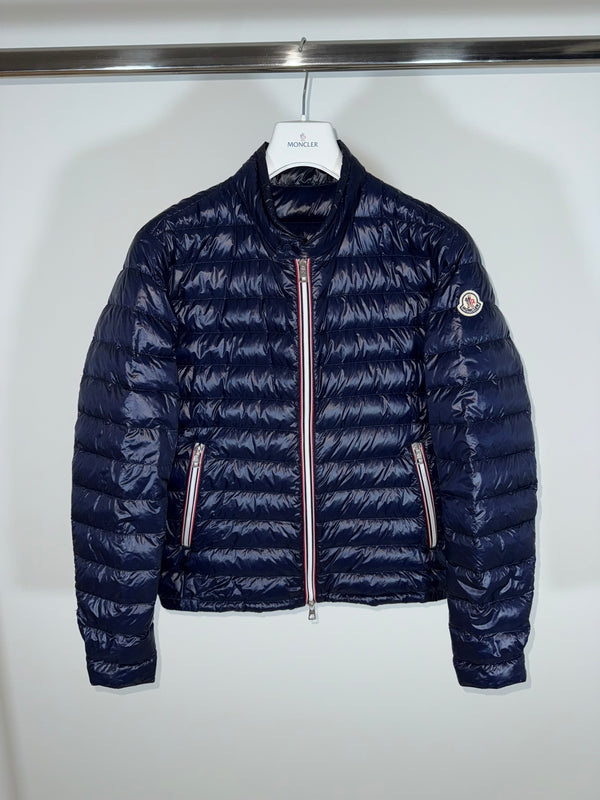 Moncler Rigel Jacket Size 2 Navy Blue