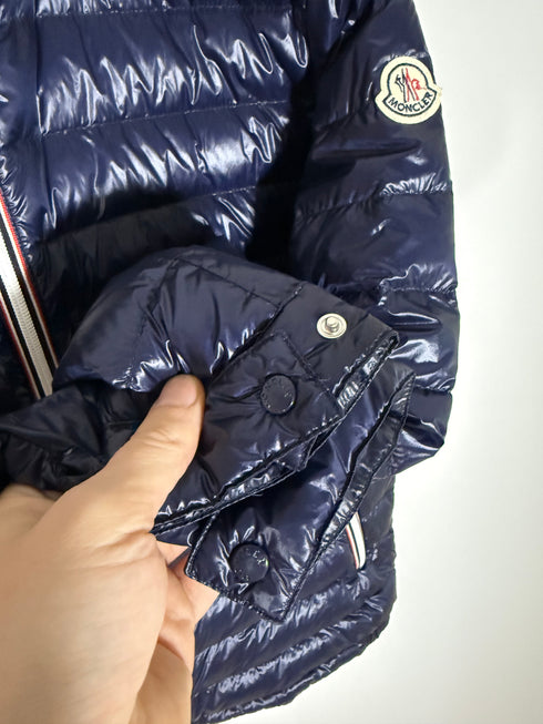 Moncler Rigel Jacket Size 2 Navy Blue