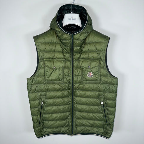 Moncler Gers Men’s Gilet - Size 2 (S) - Green