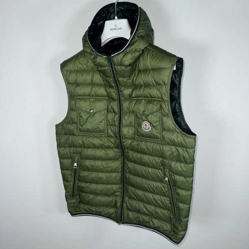 Moncler Gers Men’s Gilet - Size 2 (S) - Green