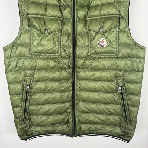 Moncler Gers Men’s Gilet - Size 2 (S) - Green