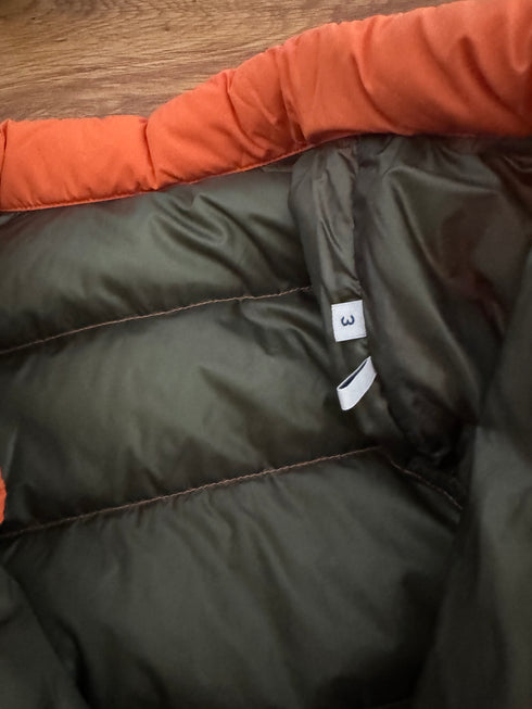 Moncler Febe gilet size 3 orange