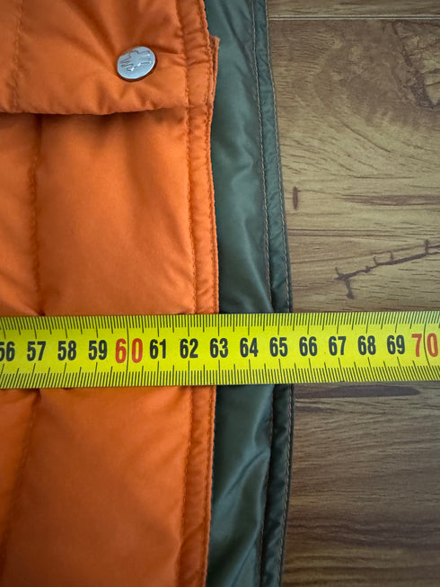 Moncler Febe gilet size 3 orange