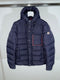 Moncler Prevot Jacket Size 4 Navy Blue