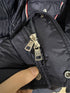 Moncler Prevot Jacket Size 4 Navy Blue