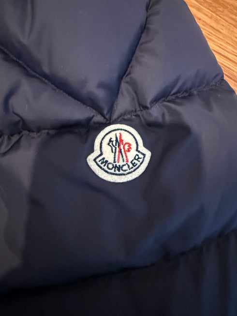 Moncler Prevot Jacket Size 4 Navy Blue