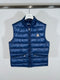 Moncler Gui gilet size 2 blue