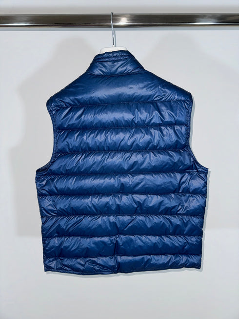 Moncler Gui gilet size 2 blue
