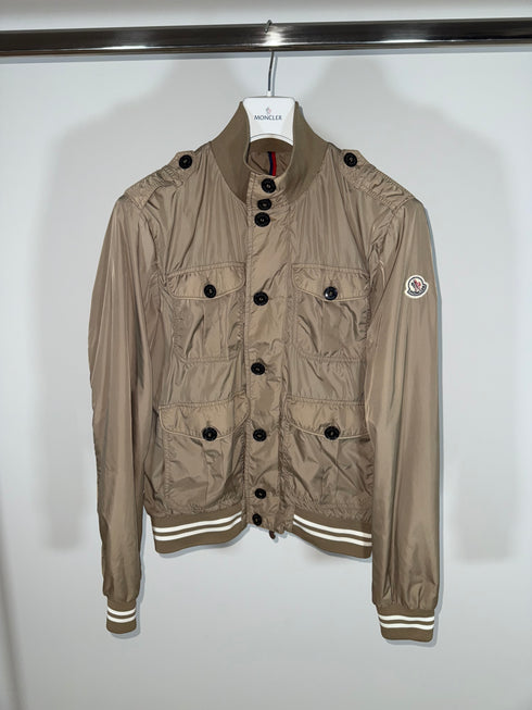 Moncler Delonix Jacket Size 3 Beige
