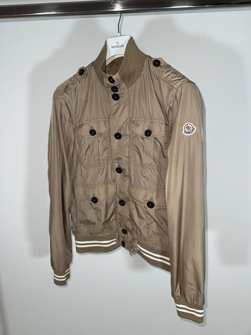 Moncler Delonix Jacket Size 3 Beige