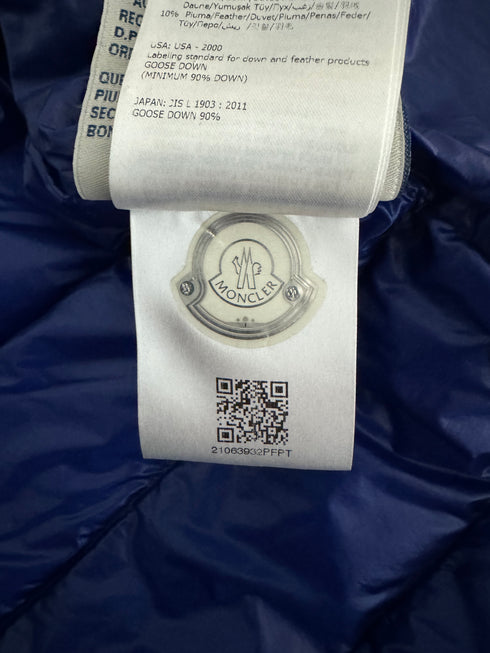Moncler Gui Gilet vest size 2 electric blue