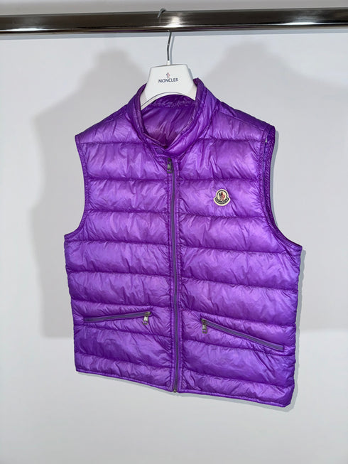 Moncler Gui gilet size 3 lilac