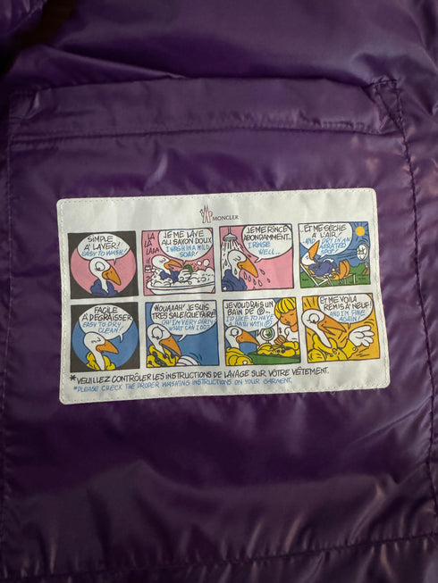 Moncler Gilet vest Tibb size 1 purple