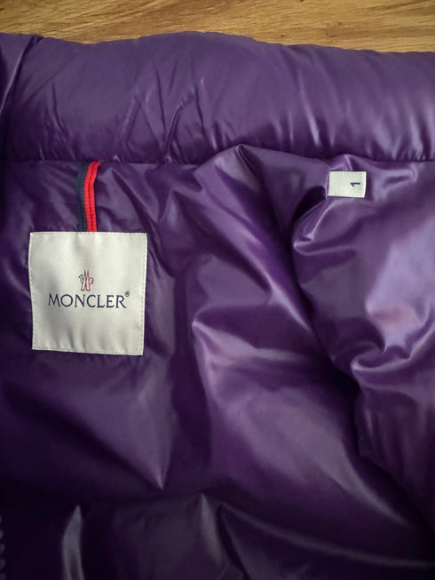 Moncler Gilet vest Tibb size 1 purple