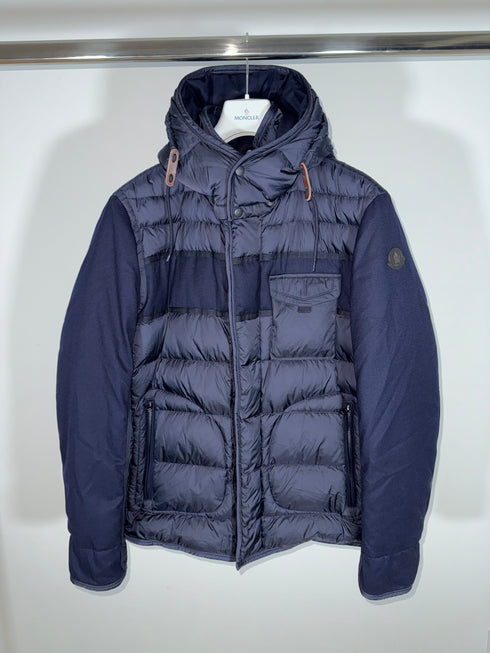 Moncler Ryan Jacket Size 6 Navy Blue