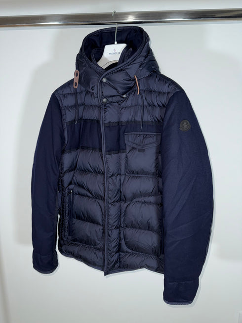 Moncler Ryan Jacket Size 6 Navy Blue