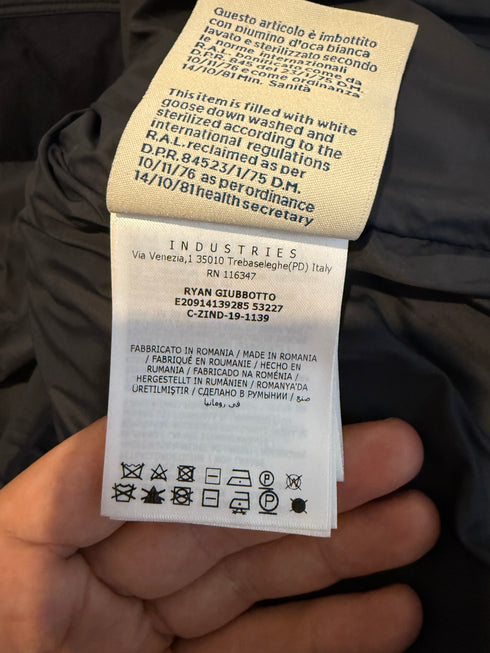 Moncler Ryan Jacket Size 6 Navy Blue