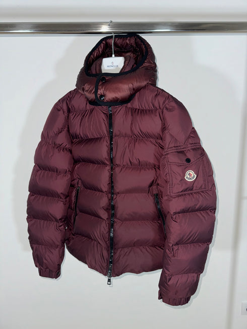 Moncler Hymalay jacket size 5 burgundy