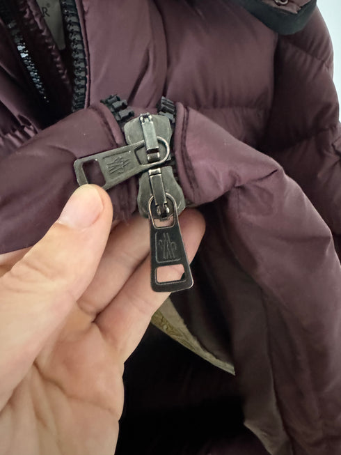 Moncler Hymalay jacket size 5 burgundy