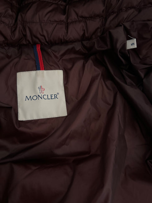 Moncler Hymalay jacket size 5 burgundy
