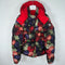 Moncler Koura Reversible Women’s Jacket - Size 3 (L) - Floral / Red