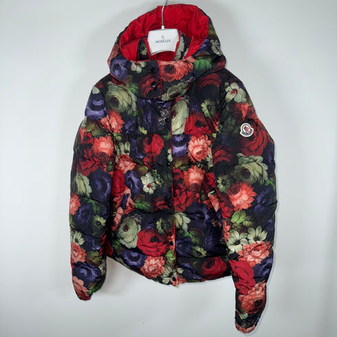 Moncler Koura Reversible Women’s Jacket - Size 3 (L) - Floral / Red