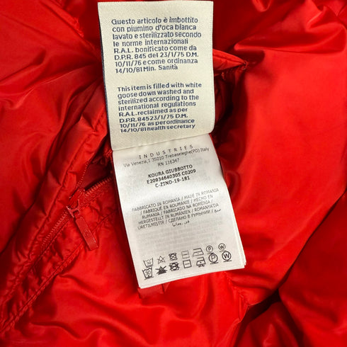 Moncler Koura Reversible Women’s Jacket - Size 3 (L) - Floral / Red
