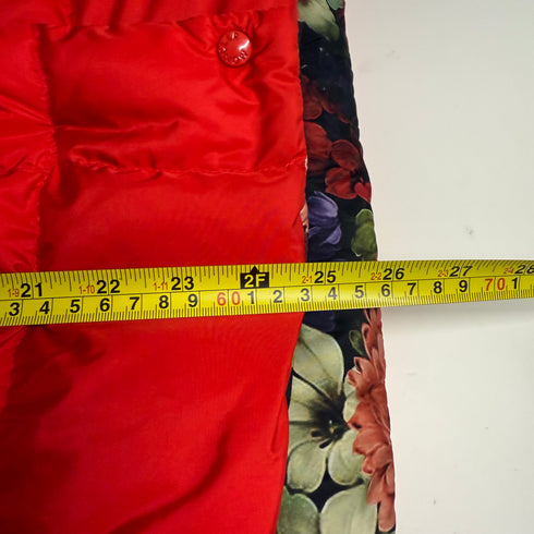 Moncler Koura Reversible Women’s Jacket - Size 3 (L) - Floral / Red
