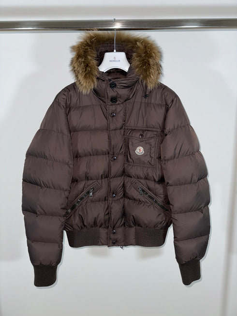 Moncler Colby jacket size 5 brown