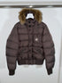 Moncler Colby jacket size 5 brown