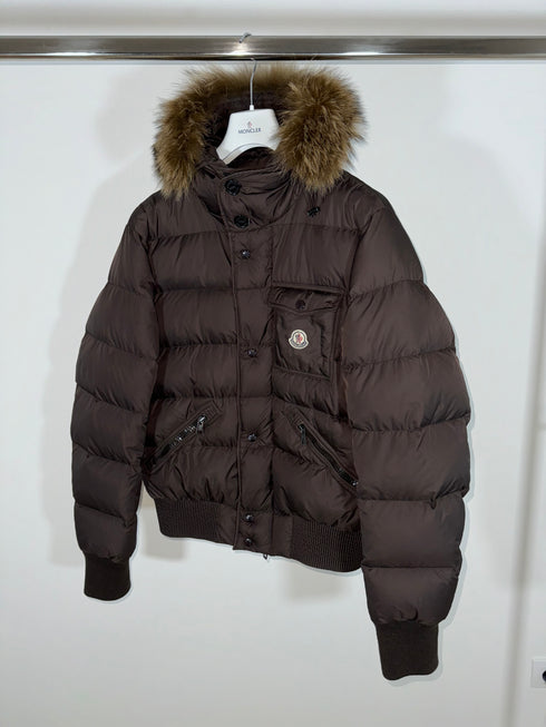Moncler Colby jacket size 5 brown