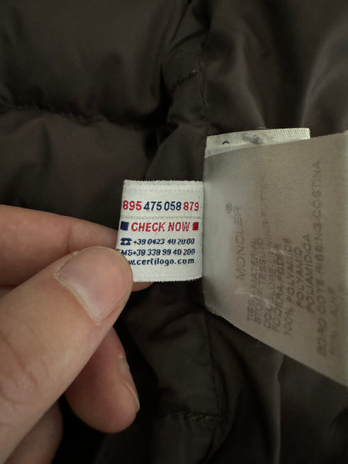 Moncler Colby jacket size 5 brown