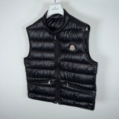 Moncler Gui Men’s Gilet - Size 2 (XS/S) - Black