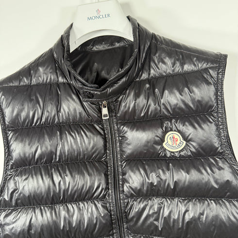 Moncler Gui Men’s Gilet - Size 2 (XS/S) - Black