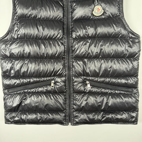 Moncler Gui Men’s Gilet - Size 2 (XS/S) - Black