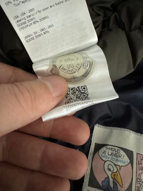 Moncler Jacket Jeanbart size 2 navy blue